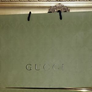 Gucci Olive Green Shopping Bag